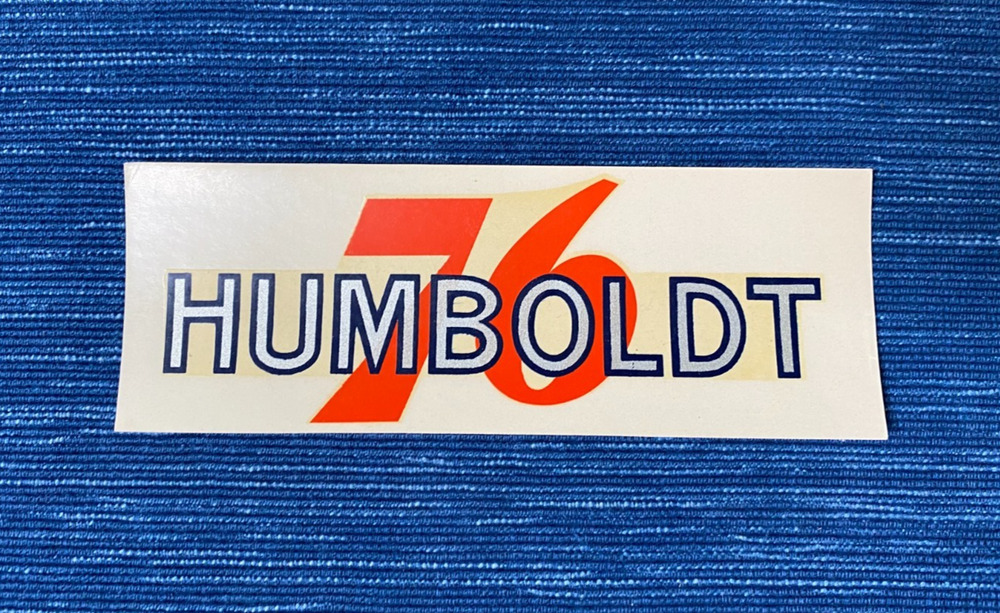 Vintage Union 76 Oil Humboldt California Water Decal Gas Station Travel Souvenir